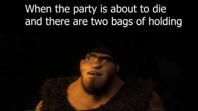 Big brain party moment