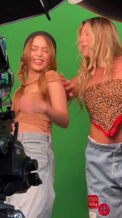 Valkyrae behind the scenes