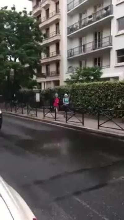 The sky has a leaking to that place in particular.