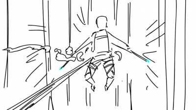 [OC] attack on Titan fan animation