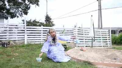 Doll Chaeyoung falls