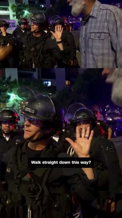 CNN reporter Jason Carroll and his news team were briefly detained and questioned by the LAPD during a live broadcast while covering ongoing protests in Los Angeles, California.