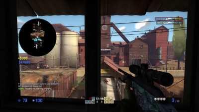 Nothing to see here, just some TF2 2fort gameplay as Sniper.