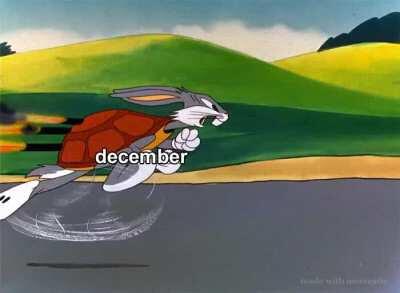 Just zoomed on by, at least it'll all be over soon