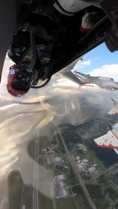 Sky circus is going on