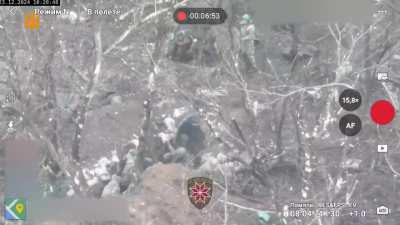 Ukrainian tanks and infantry attacking a Russian position, taking multiple POWs. Kharkiv Oblast. 23 December 2024