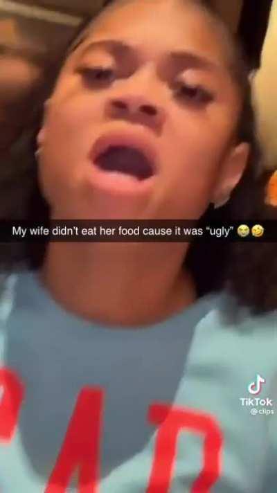 wife doesn't want to eat steak because its 