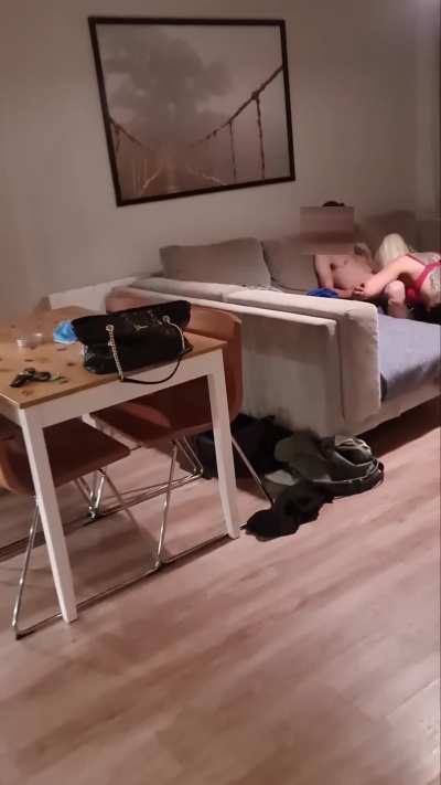 I love giving hubby a little surprise 😈 much more on my genuine AMATEUR ONLYFANS NOW 🥵 link in comments 🥰