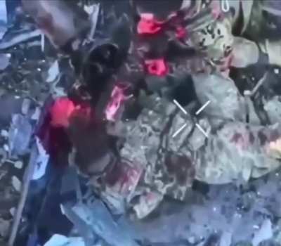 Drone view of the Brutal Knife fight WARNING NSFL