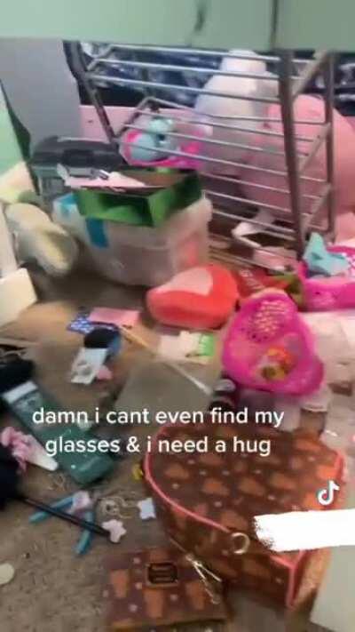 Poor girl, I hope they take her away from that demon