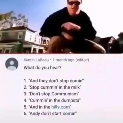 Stop cumming in the milk!