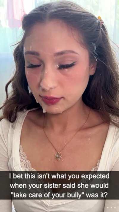 Ur sis knows how to deal with bad bullies