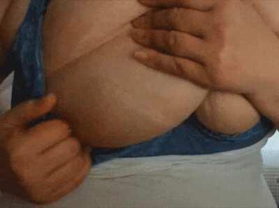 Is it just me or does my boob look bigger released from my bra? ;)