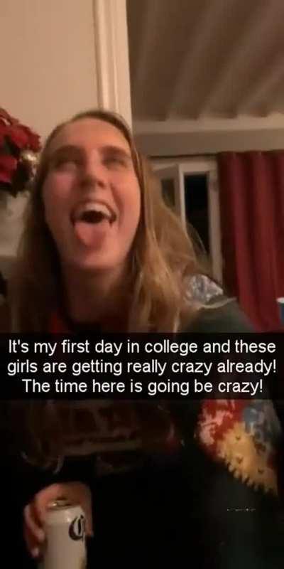 All those stories about these college sluts are real!