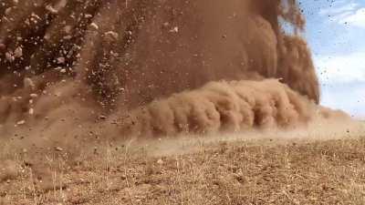 Bird got a little close on the demo range