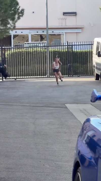 Running from the cops