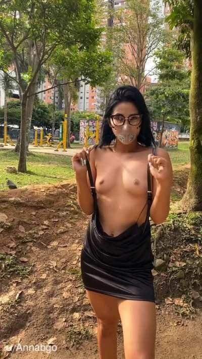 I just let them free for a minute at the park!