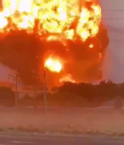 Explosion at ammunition depot in Kazakhstan near the Taraz town 26 august 2021