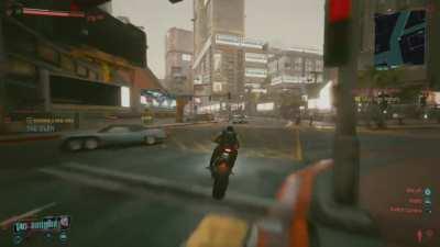 [Cyberpunk 2077] Don't think that is how bikes are supposed to work