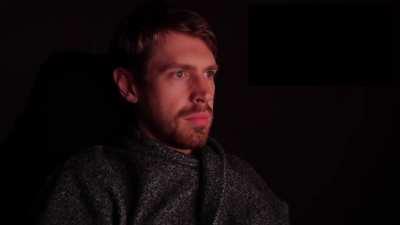 the fight is so orange it paints my entire room a new shade