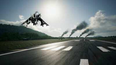 Thanks to u/Hellothere_1 , this is the only way I can think of my up-swept Harrier