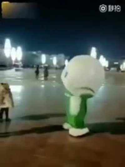 Bringing joy to the children