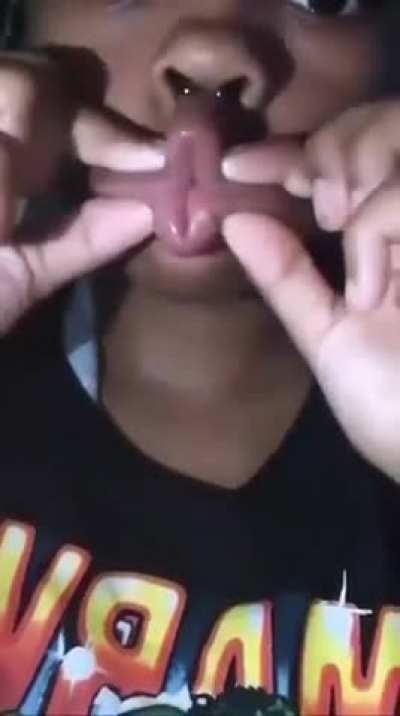 Nutty ass lips @The real nasty mouth