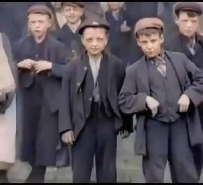 When a camera was first introduced to children in 1901, they were taken aback.