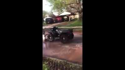 Lemme just wheelie my quad bike..