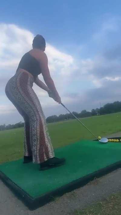 Is my flares look good on me in playing golf?