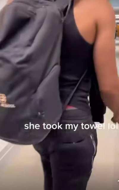 Woman goes into random dorm and showers