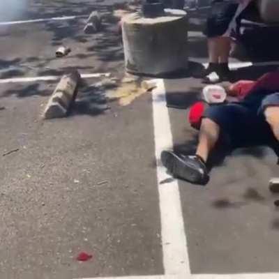HMFT after standing too close to a car