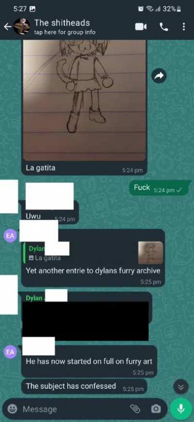 The bois groupchat is something else...