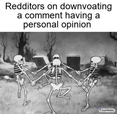 ... And I took that personally