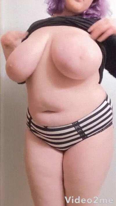 Do you like your tits extra large and full? Yes? Then I've got you covered