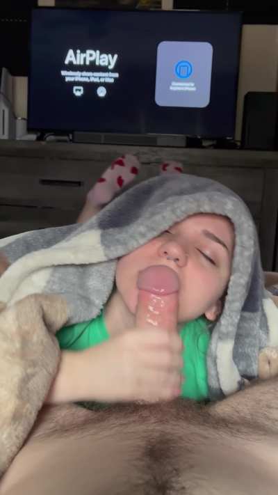 I suck after the nut