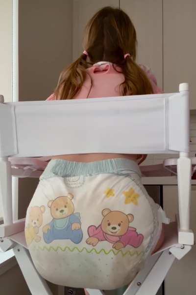 So whiny when left in my dirty diapers🥺