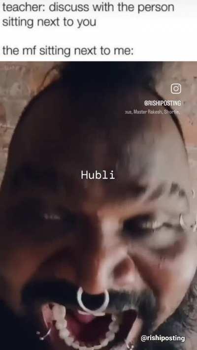 fuck goin on in hubli bruh