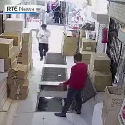 boy was walking and suddenly....