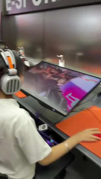 Interesting monitor position