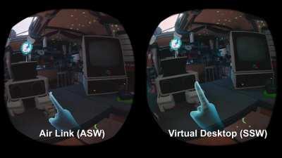 Virtual Desktop 1.20.9 Beta Update - Synchronous Spacewarp (SSW) on Quest 2