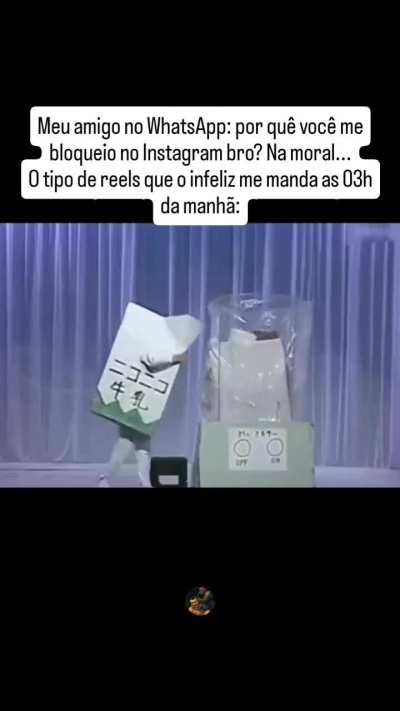 Os caras dando a vida na atuação de liquidificador