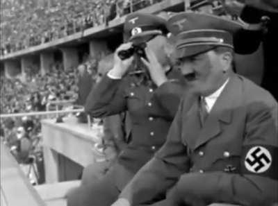 Hitler tweaking on Amphetamines.
