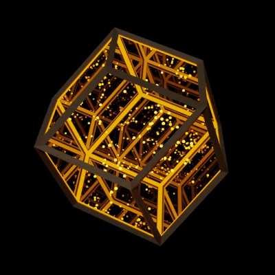 [A] Rhombic Dodecahedron Infinity Mirror with Fireflies