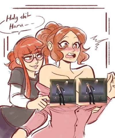 Nice pair of funny man dances, Haru