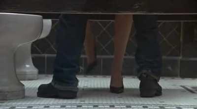 Diane Lane gets pounded in a public bathroom