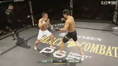 What a LEGENDARY Round of MMA