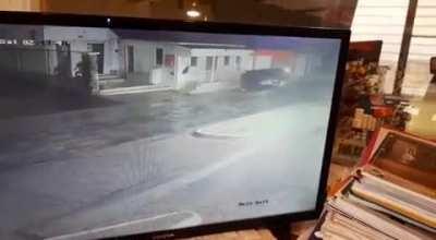 Speeding on a wet road