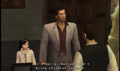 Why is Kiryu so aggressive in Yakuza 1 😭