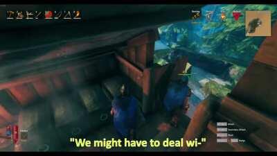 Our Viking Leader Always Thinks With His Hammer